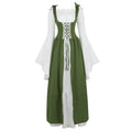 2-Pieces Renaissance Costumes for Women Dress MILALEE Fairy Costumes Gothic Gown Chemise Peasant Dress Medieval Costume Halloween Gothic Party Outfit 6504-D1